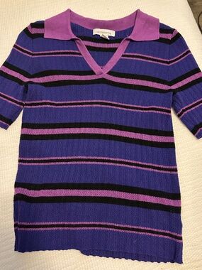 Liz Claiborne striped knit top